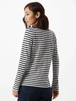 TOM TAILOR Denim T-shirts à Manches Longues T-shirt Femme Bleu Nuit / Blanc -Soldes TOM TAILOR Denim 2023 69a74af63c23678f0d089a9668f17ab2 scaled