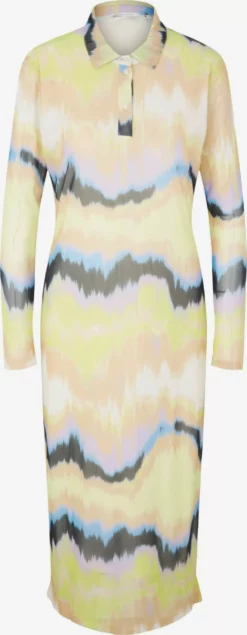 TOM TAILOR Denim Robes Midi Robe Femme Jaune Clair