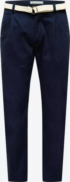 TOM TAILOR Denim Pantalons En Toile Regular Pantalon à Pince Homme Bleu Outremer