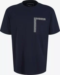 TOM TAILOR Denim T-shirts T-Shirt Homme Bleu Nuit