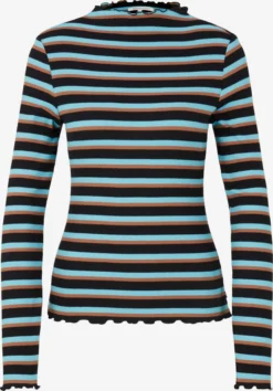 TOM TAILOR Denim T-shirts à Manches Longues T-shirt Femme Mélange De Couleurs