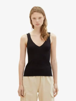 TOM TAILOR Denim T-shirts Et Tops Tops En Tricot Femme Noir 11 TOM TAILOR Denim T-shirts Et Tops Tops En Tricot Femme Noir -Soldes TOM TAILOR Denim 2023 708d429acdaf658b535fda6c793f1382 scaled