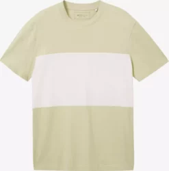 TOM TAILOR Denim T-shirts T-Shirt Cutline Homme Beige