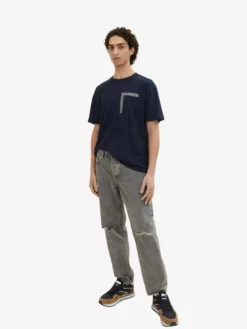 TOM TAILOR Denim T-shirts T-Shirt Homme Bleu Nuit -Soldes TOM TAILOR Denim 2023 7a8c54d8c410c42b360e8071dd6fa835 scaled