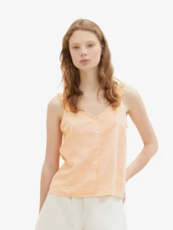 TOM TAILOR Denim Blouses Chemisier Femme Orange Clair -Soldes TOM TAILOR Denim 2023 7be6a7174320344995b7b7be35d0d64f scaled