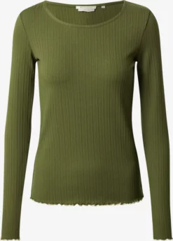 Soldes TOM TAILOR Denim 2023 31 TOM TAILOR Denim T-shirts à Manches Longues T-shirt Femme Olive