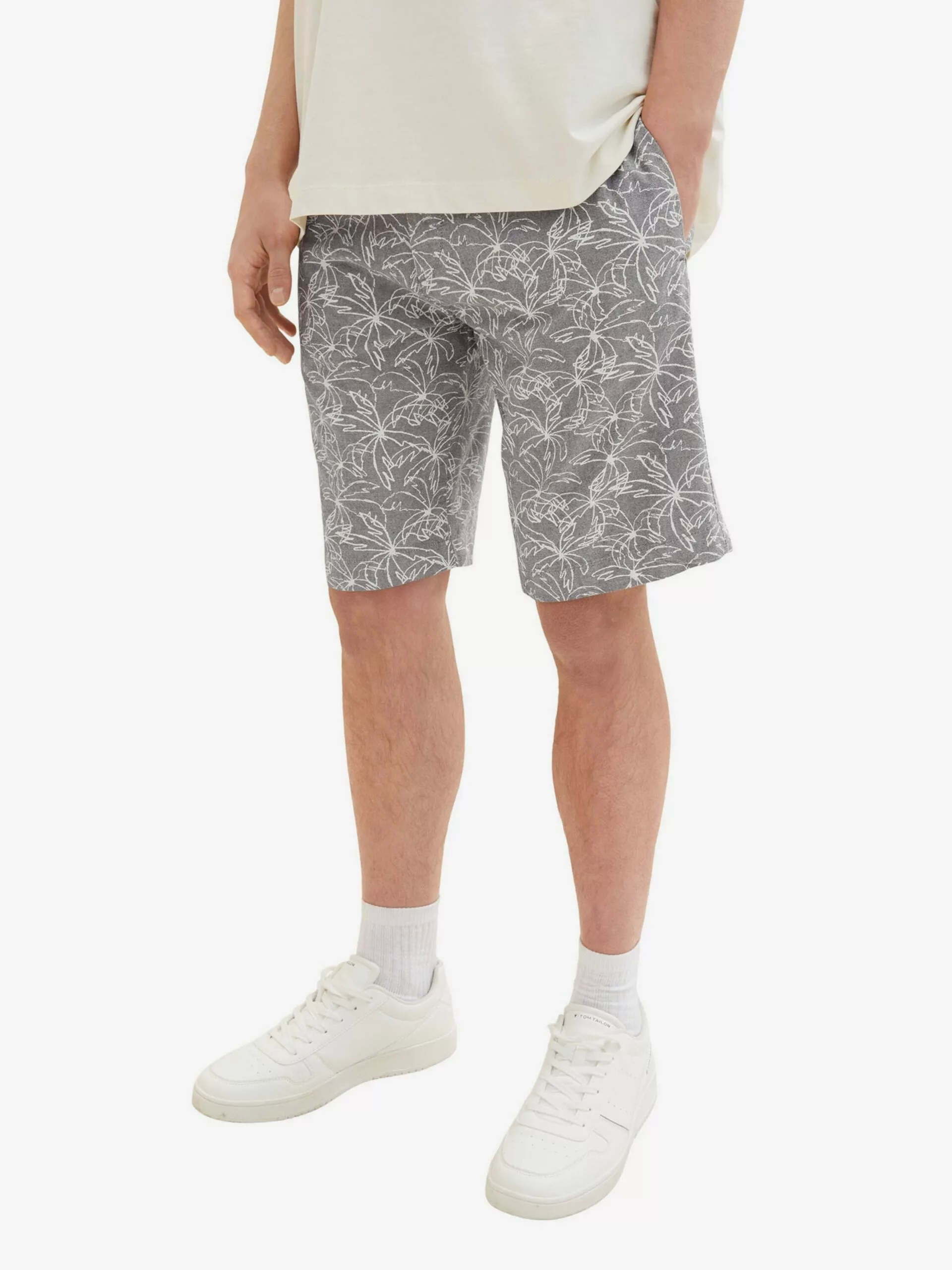 TOM TAILOR Denim Shorts Chino Regular Pantalon Chino Homme Noir Chiné 6 TOM TAILOR Denim Shorts Chino Regular Pantalon Chino Homme Noir Chiné – Image 6