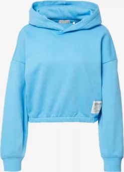 TOM TAILOR Denim Sweats à Capuche Sweat-shirt Femme Bleu Clair