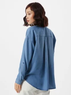 TOM TAILOR Denim Chemisiers Chemisier Femme Bleu -Soldes TOM TAILOR Denim 2023 85d8db75668de11dfe73da5387ad4962 scaled