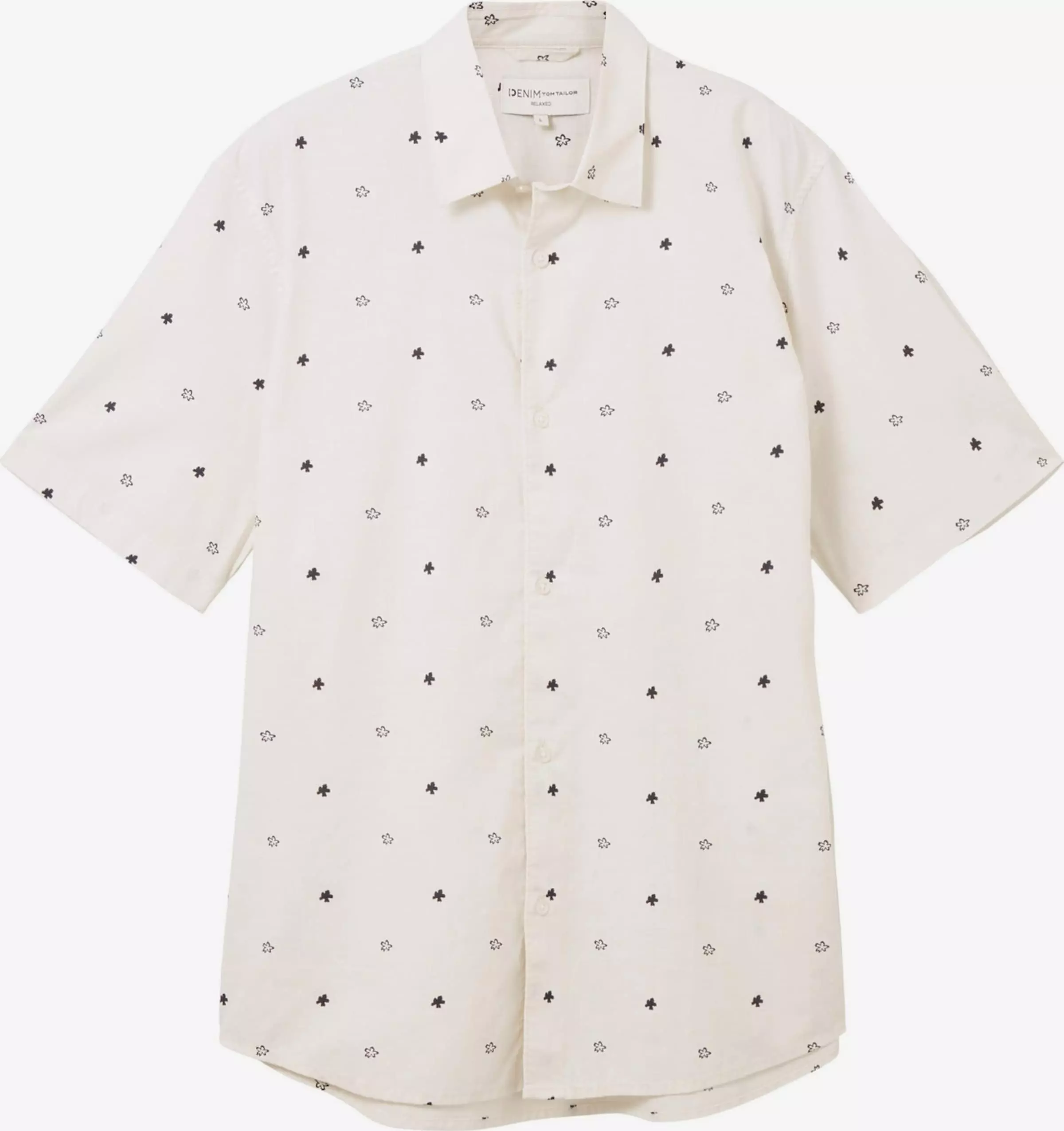 TOM TAILOR Denim Chemises Décontractées Coupe Regular Chemise Homme Blanc Cassé 1 TOM TAILOR Denim Chemises Décontractées Coupe Regular Chemise Homme Blanc Cassé