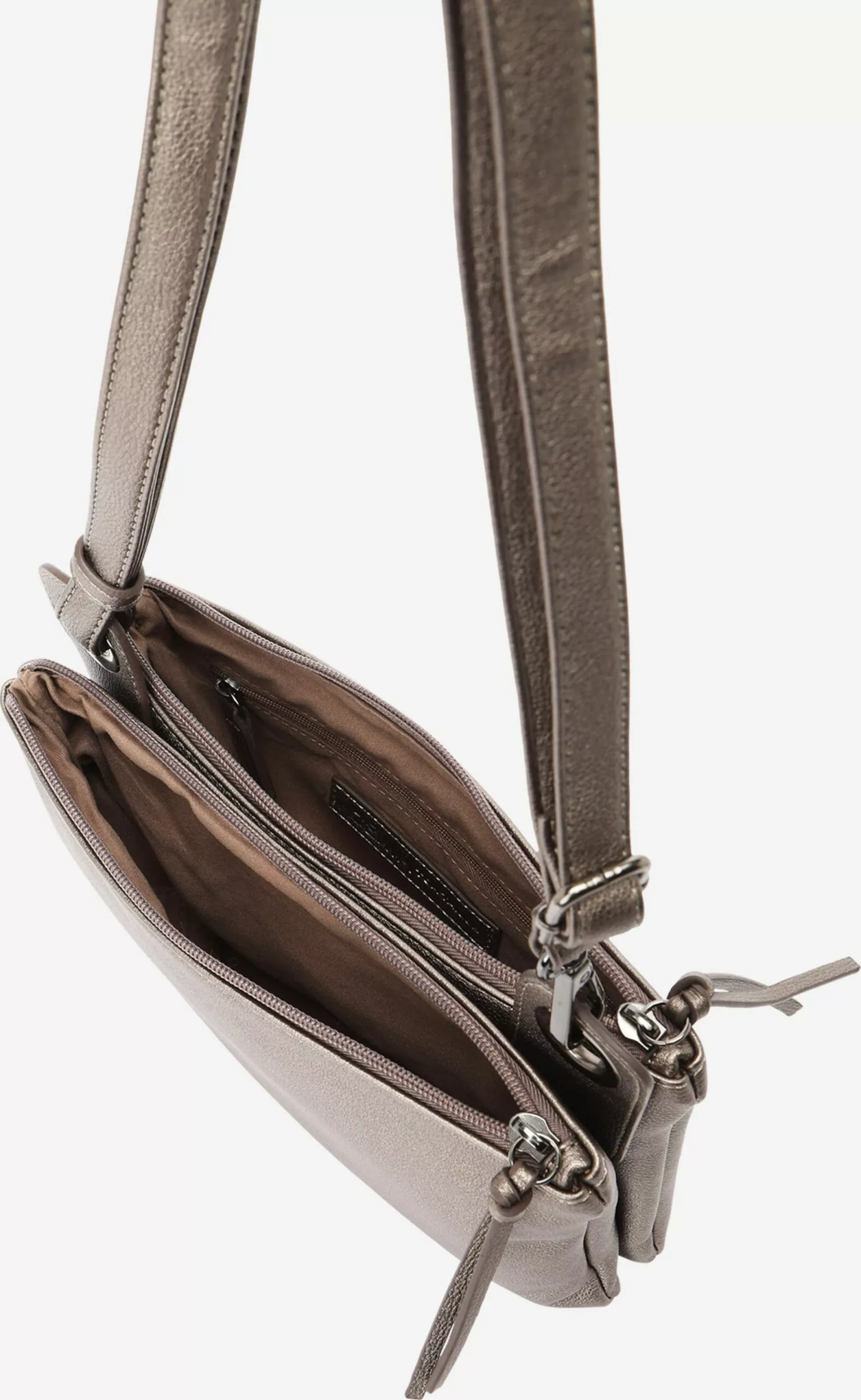 TOM TAILOR Denim Sacoches à Bandoulière Sac à Bandoulière Alia Femme Gris Argenté 4 TOM TAILOR Denim Sacoches à Bandoulière Sac à Bandoulière Alia Femme Gris Argenté – Image 4