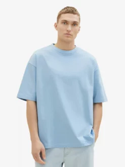 TOM TAILOR Denim T-shirts T-Shirt Homme Bleu Clair -Soldes TOM TAILOR Denim 2023 879358804604eb1c0456e21ea292475a scaled