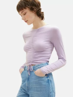 TOM TAILOR Denim T-shirts à Manches Longues T-shirt Femme Violet Clair -Soldes TOM TAILOR Denim 2023 88b2183a2ce653c40dcf89d731021420 scaled