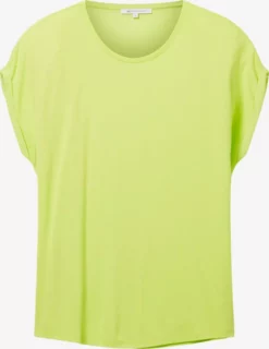 Soldes TOM TAILOR Denim 2023 24 TOM TAILOR Denim T-shirts T-shirt Femme Citron Vert