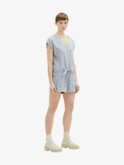 TOM TAILOR Denim Blouses à Manches Courtes Chemisier Femme Bleu -Soldes TOM TAILOR Denim 2023 897a5ba9da1c4ab3aa78bcbe54f23c80 scaled