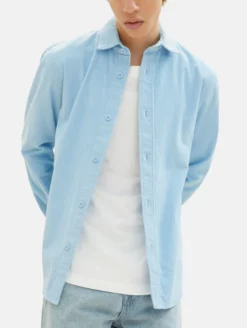 TOM TAILOR Denim Chemises Décontractées Coupe Regular Chemise Homme Bleu Clair -Soldes TOM TAILOR Denim 2023 8986c2e195f9e622fedcd8f1b215fab2 scaled
