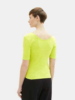 TOM TAILOR Denim T-shirts T-shirt Femme Jaune -Soldes TOM TAILOR Denim 2023 8a034a2b2597c46b72e9be1f82932d7b scaled