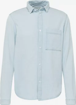 TOM TAILOR Denim Chemises En Jean Coupe Regular Chemise Homme Bleu Clair