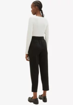 TOM TAILOR Denim Pantalons En Toile Regular Pantalon Femme Noir -Soldes TOM TAILOR Denim 2023 8d328cfe22935904808f889e536f246b scaled