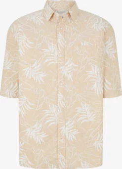 TOM TAILOR Denim Chemises Décontractées Fit Confort Chemise Homme Orange Pastel