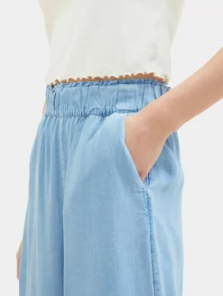 TOM TAILOR Denim Shorts Wide Leg Pantalon Femme Bleu Clair -Soldes TOM TAILOR Denim 2023 98a3b16b270df9666b280dad25d1f5f2 scaled