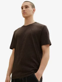 TOM TAILOR Denim T-shirts T-Shirt Homme Noir Chiné -Soldes TOM TAILOR Denim 2023 9912a43b01352cdf410009e350e8226e scaled