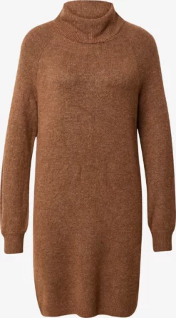 TOM TAILOR Denim Robes Robes En Maille Femme Marron Chiné