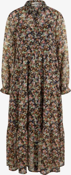 TOM TAILOR Denim Robes Fluides Robe-chemise Femme Noir