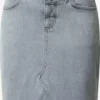 TOM TAILOR Denim Mini-jupes Jupe Femme Gris Clair
