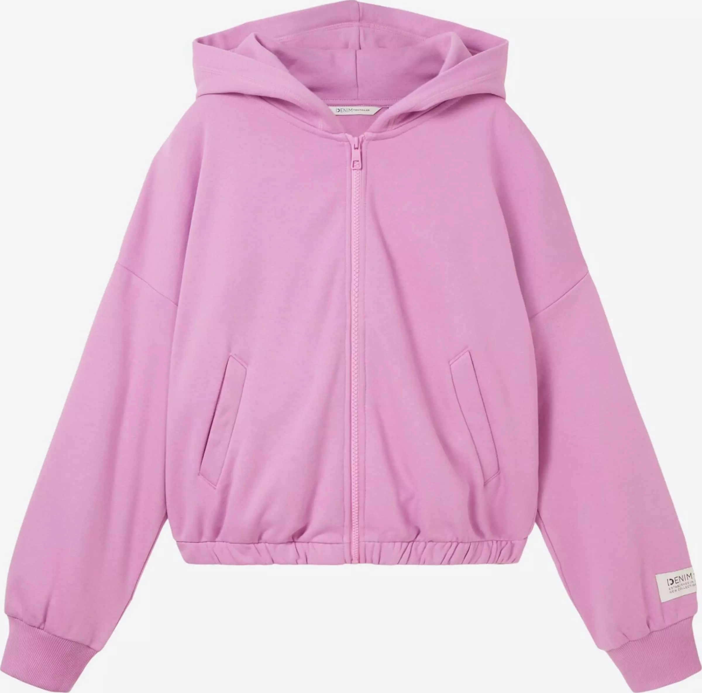 TOM TAILOR Denim Sweats Zippés Veste De Survêtement Femme Rose 1 TOM TAILOR Denim Sweats Zippés Veste De Survêtement Femme Rose