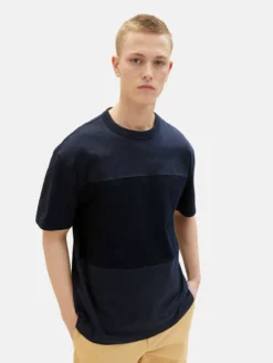 TOM TAILOR Denim T-shirts T-Shirt Homme Bleu Marine / Bleu Nuit -Soldes TOM TAILOR Denim 2023 a53d4860a11d9259f35a9049a6b439b7 scaled