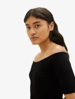 TOM TAILOR Denim T-shirts T-shirt Femme Noir -Soldes TOM TAILOR Denim 2023 a67636c82421e2128f19fc5af8f8ea07 scaled
