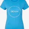 TOM TAILOR Denim T-shirts T-shirt Femme Azur
