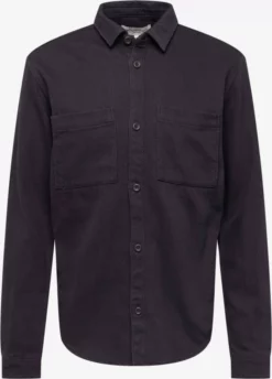TOM TAILOR Denim Chemises Décontractées Coupe Regular Chemise Homme Bleu Foncé