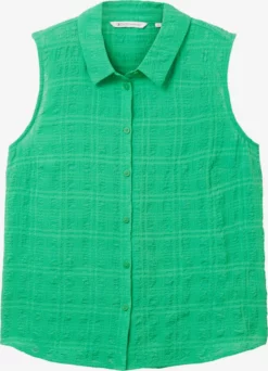 TOM TAILOR Denim Blouses Chemisier Femme Vert Gazon