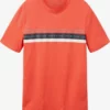 TOM TAILOR Denim T-shirts T-Shirt Homme Rouge Orangé