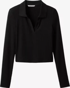 TOM TAILOR Denim Polos T-shirt Femme Noir