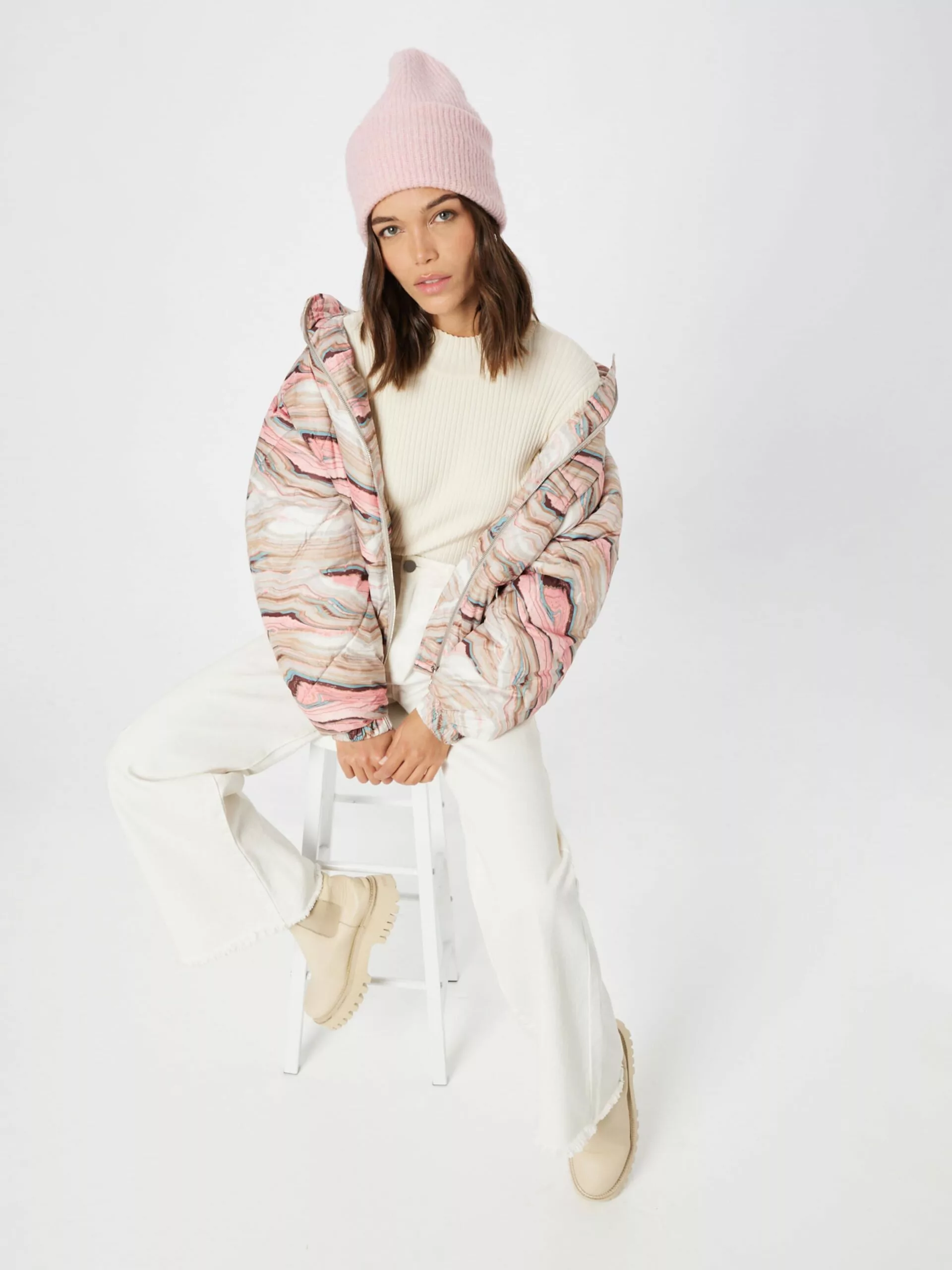 TOM TAILOR Denim Vestes Dhiver Veste D’hiver Femme Rose Ancienne 5 TOM TAILOR Denim Vestes Dhiver Veste D’hiver Femme Rose Ancienne – Image 5