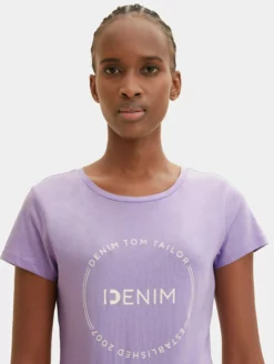 TOM TAILOR Denim T-shirts T-shirt Femme Violet Pastel -Soldes TOM TAILOR Denim 2023 ae507bb7dd080c9f1874c466301886a1 scaled
