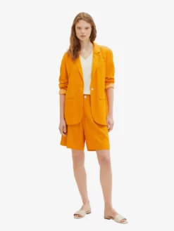 TOM TAILOR Denim Blazers Classiques Blazer Femme Orange -Soldes TOM TAILOR Denim 2023 aecc3180aa6f0530d1c7becd56f166a9 scaled