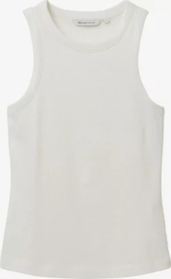 TOM TAILOR Denim Tops Haut Femme Blanc