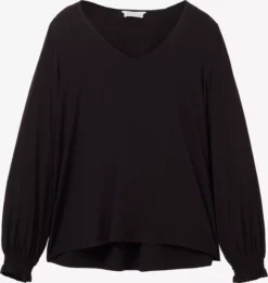 TOM TAILOR Denim Hauts Chemisier Femme Noir