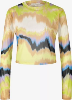 TOM TAILOR Denim T-shirts à Manches Longues T-shirt Femme Jaune Clair