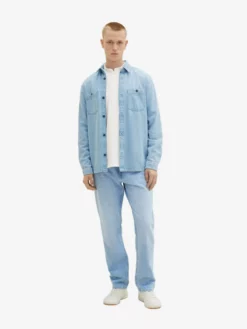 TOM TAILOR Denim Chemises Décontractées Fit Confort Chemise Homme Blanc -Soldes TOM TAILOR Denim 2023 b414070c978fcae04ecdd07e52ecaebd scaled