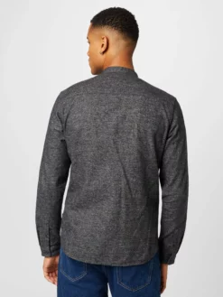 TOM TAILOR Denim Chemises Décontractées Coupe Regular Chemise Homme Noir Chiné -Soldes TOM TAILOR Denim 2023 b48fca8b3ae66928bb76809ddd09af59 scaled