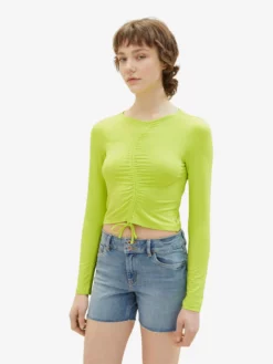 TOM TAILOR Denim T-shirts à Manches Longues T-shirt Femme Vert Fluo -Soldes TOM TAILOR Denim 2023 b516d1325eee4ddea35a6a72e7a643e9 scaled