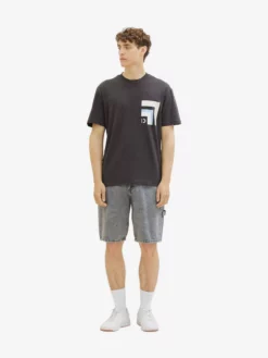 TOM TAILOR Denim T-shirts T-Shirt Homme Anthracite -Soldes TOM TAILOR Denim 2023 b577caed07bd4382232bb080f6abe5e6 scaled