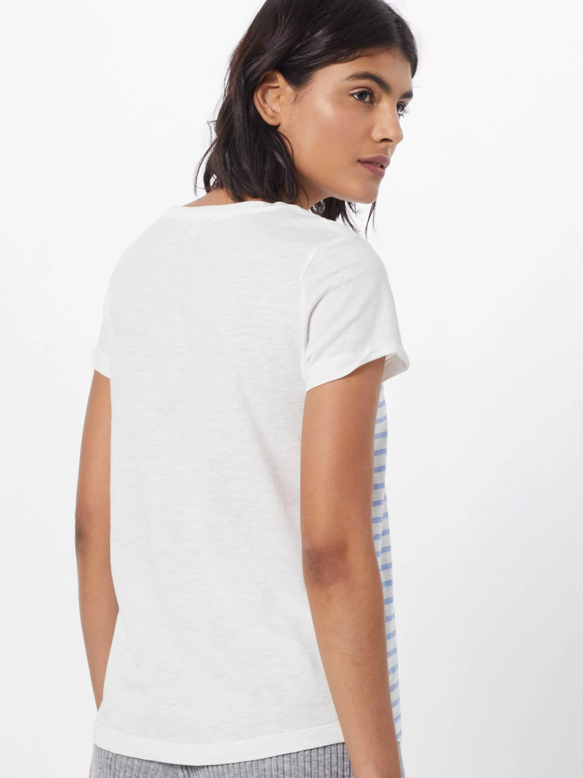 TOM TAILOR Denim T-shirts T-shirt Femme Beige Chiné 3 TOM TAILOR Denim T-shirts T-shirt Femme Beige Chiné – Image 3