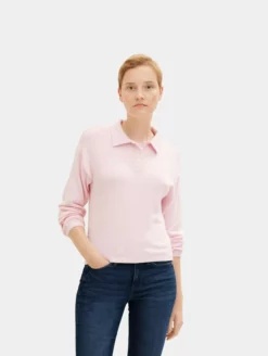 TOM TAILOR Denim Polos T-shirt Femme Rose -Soldes TOM TAILOR Denim 2023 b8112f57d994042a27af46c11124f51c scaled