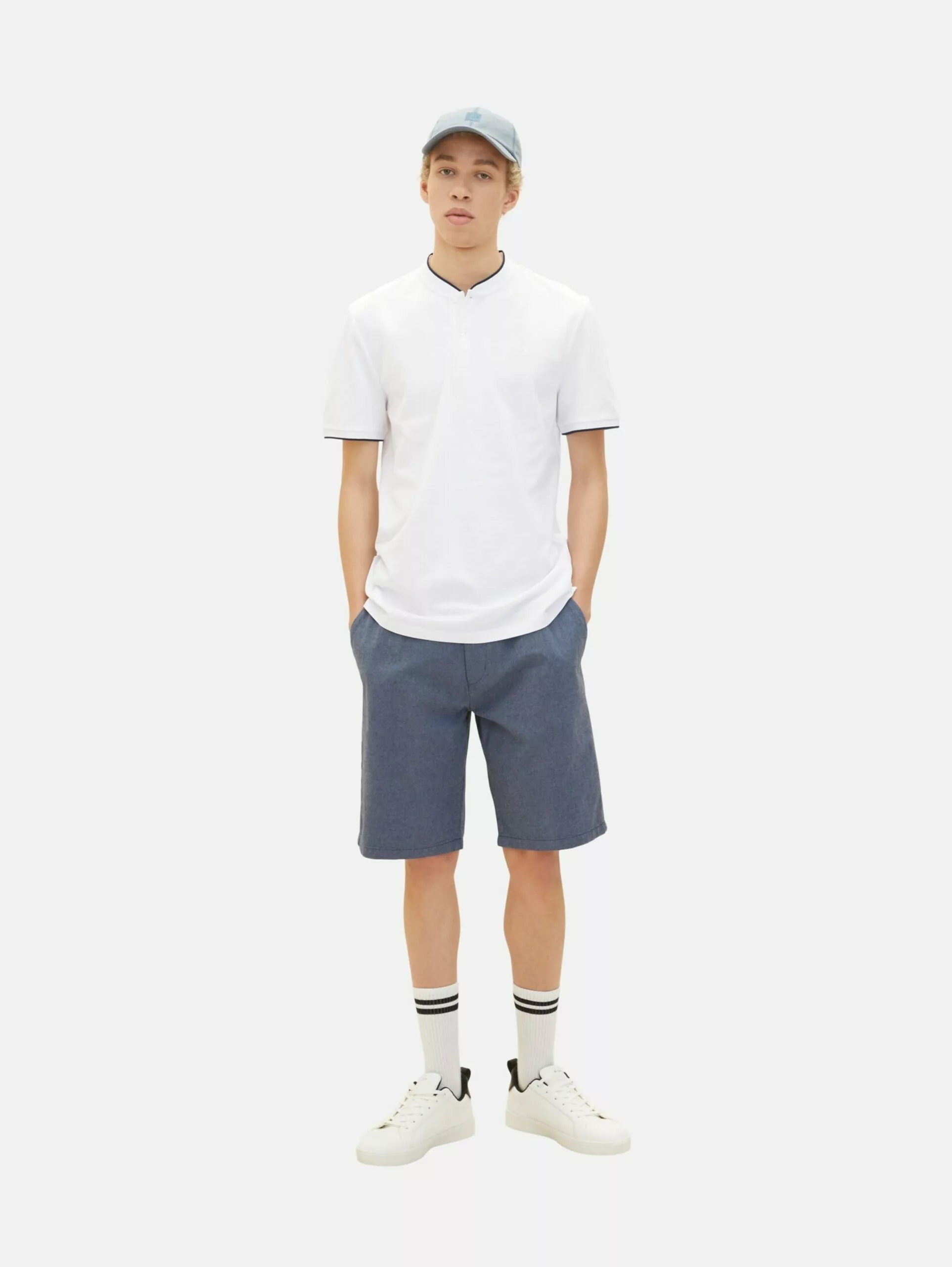 TOM TAILOR Denim T-shirts T-Shirt Homme Blanc 5 TOM TAILOR Denim T-shirts T-Shirt Homme Blanc – Image 5